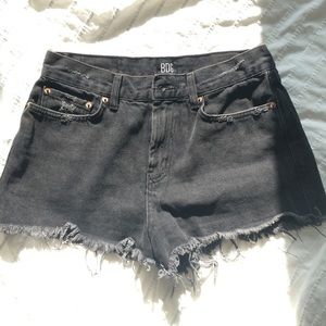 BDG Black Denim Shorts